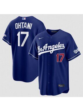 Mens/Youths-Kids Shohei Ohtani Royal Stitched Jersey